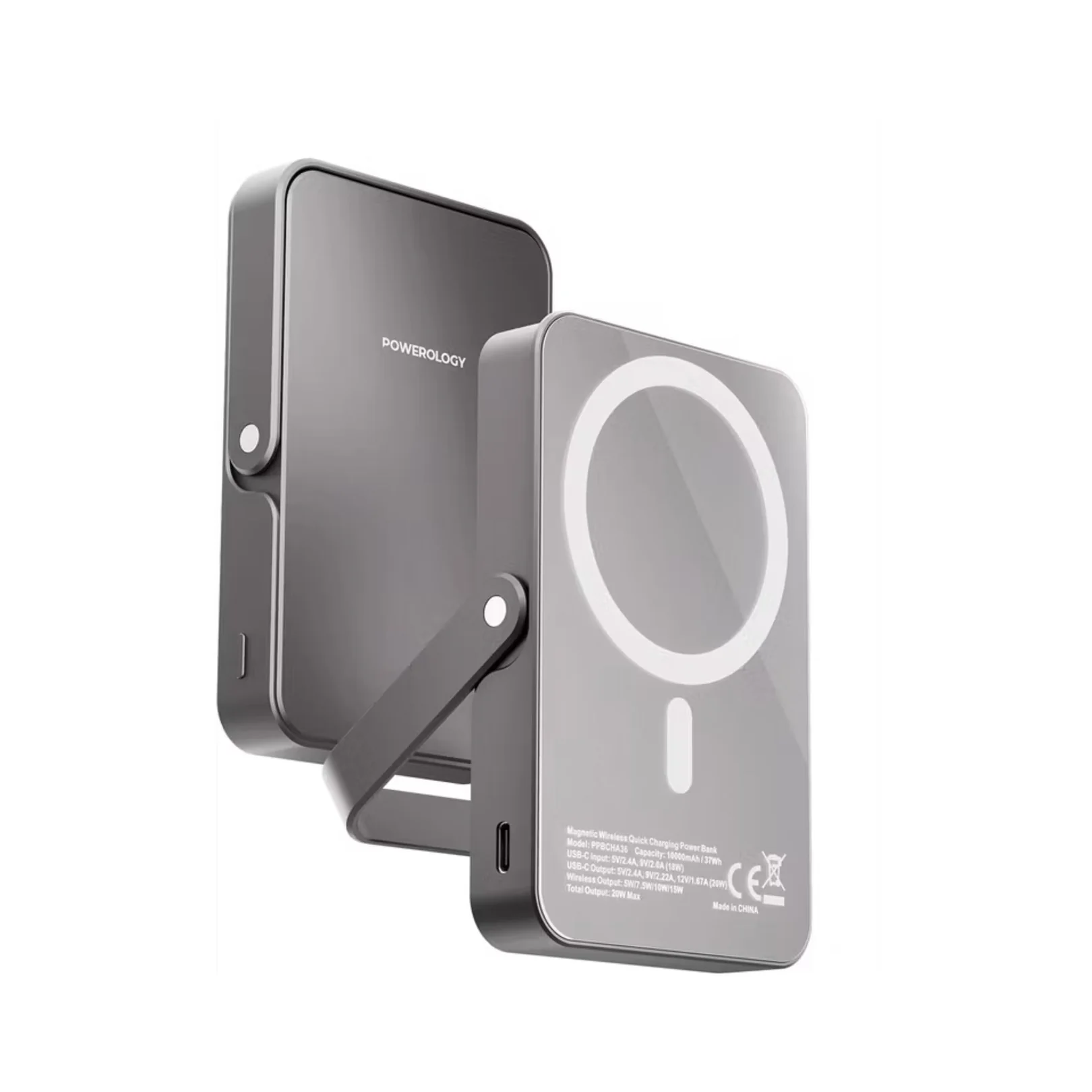 187_90b89d72-1567-4a76-ae69-fd248aecca8a-1.webp Аккумулятор Powerlogy Glass Surface Magsafe 10000 mAh (20W) — изображение 1
