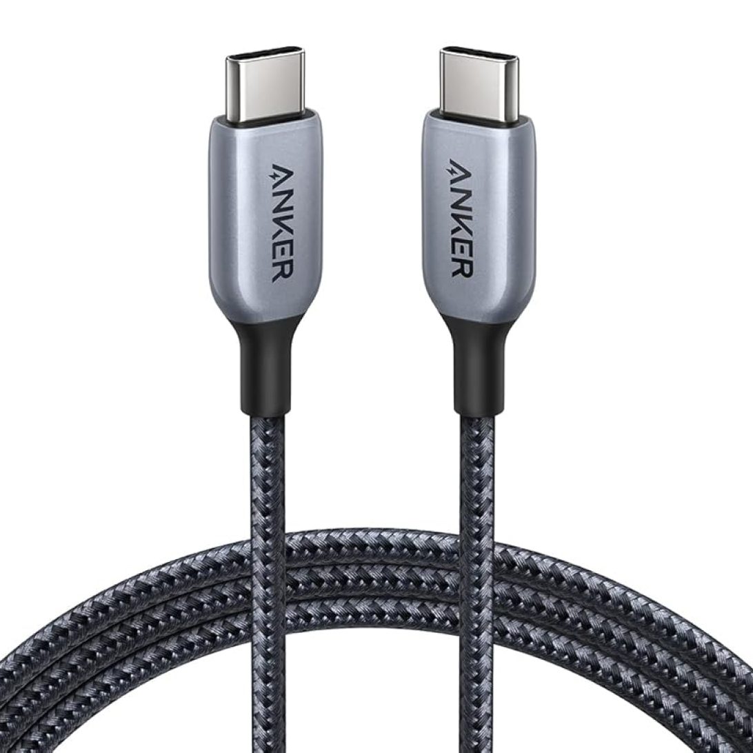 22680386-1.jpg Кабель Anker 765 USB-C to USB-C Nylon Cable 140W 1.8m — изображение 1