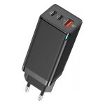 Baseus GaN3 Pro Fast Charger 2C+U 65W EU Black — изображение 2