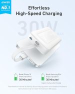 Аккумулятор Anker Zolo Power Bank 20K (30W) со встроенным кабелем USB-C — изображение 2