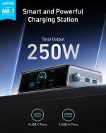 Сетевое зарядное устройство Anker PowerPort 250W PD 4C/2A GaN Charger — изображение 2