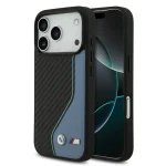 iPhone 17 Pro BMW PU Leather & Carbon With Colored Line Stitch