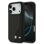 iPhone 17 Pro BMW PU Leather & Carbon With Colored Line Stitch — изображение 4