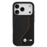 iPhone 17 Pro BMW PU Leather & Carbon With Colored Line Stitch — изображение 5