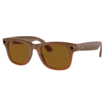 Умные очки Ray-Ban | Wayfarer Shiny Caramel Polar Brown S53