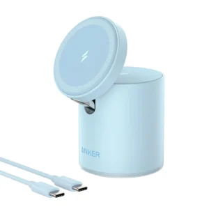 Беспроводная зарядная станция Anker MagGo 623 2-в-1 - Голубой