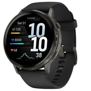 Garmin Venu 4 45 мм - Сланцевый, Силиконовый