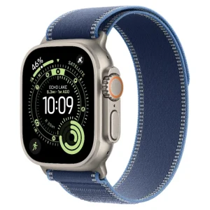 Apple Watch Ultra 3 2025 Trail Loop - Синий, Натуральный титан