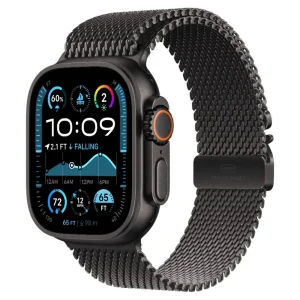 Apple Watch Ultra 2 2024 с ремешком миланская петля - Черный