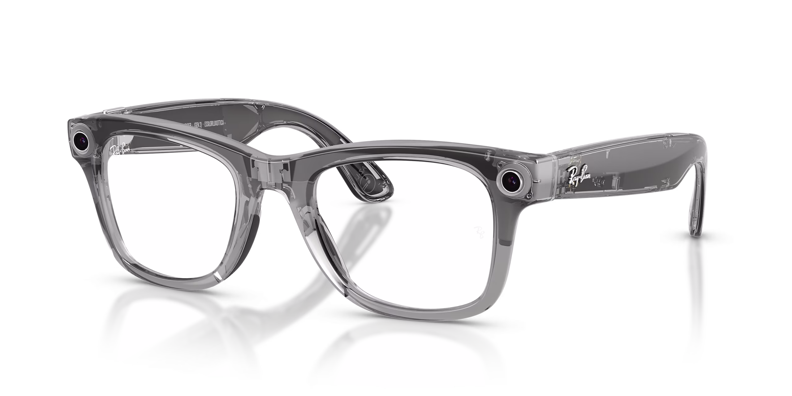 Умные очки Ray-Ban | Wayfarer Shiny Gray Transitions Sapphire (Gen 2)