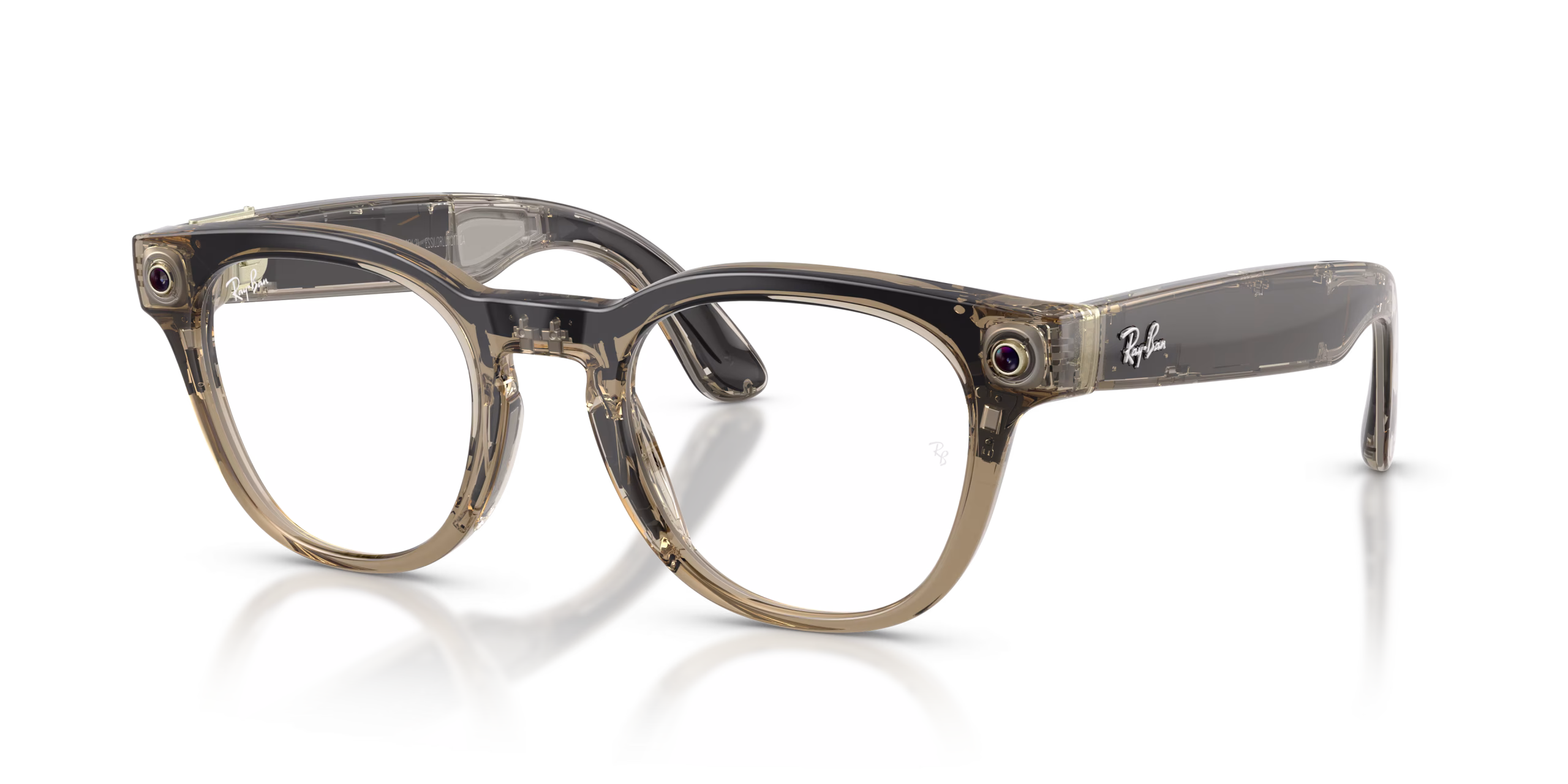 Умные очки Ray-Ban | Scriber Optic Transparent Stone Beige S49 (Gen 2)