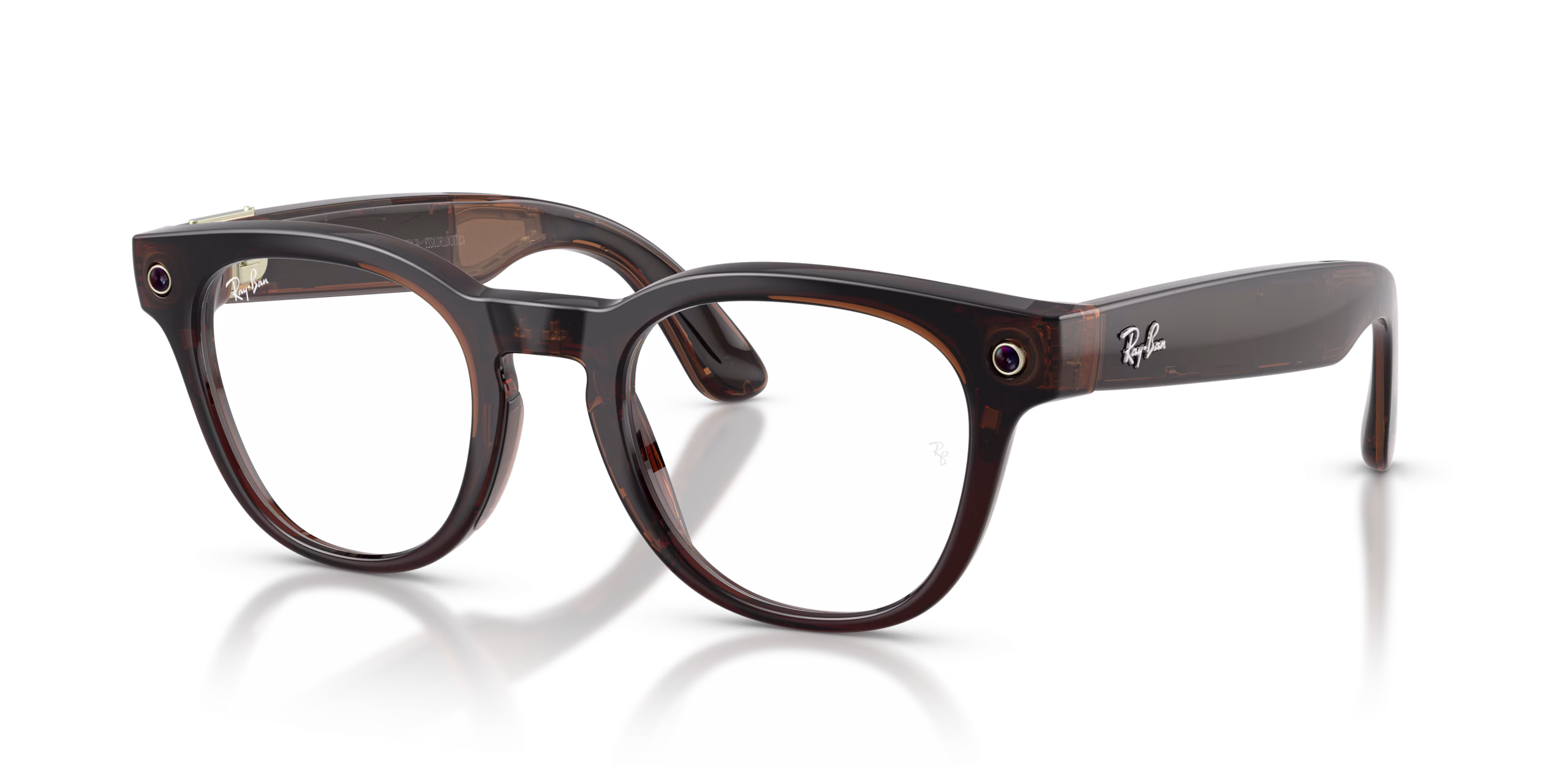 Умные очки Ray-Ban | Scriber Optic Transparent Umber S49 (Gen 2)